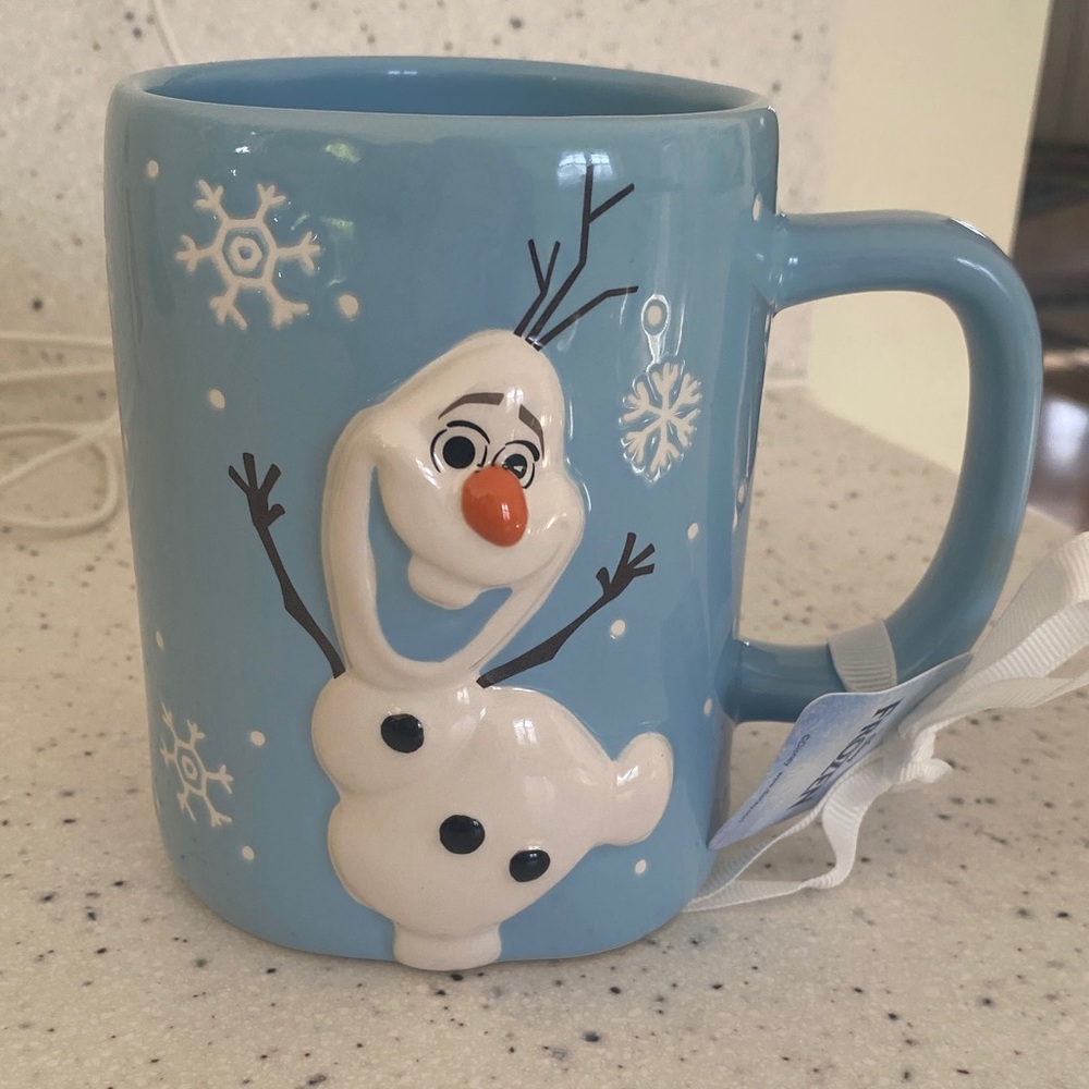 NWT. Rae Dunn, 24oz., Disney’s “Olaf”, ceramic mug. - Picture 1 of 12